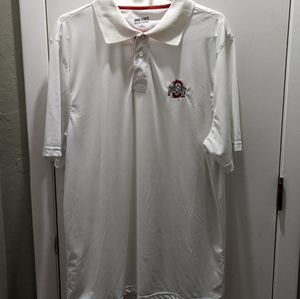Ohio State Buckeyes Authentic Apparel Polo Shirt Size XXL